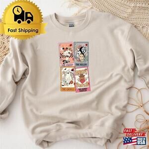 Halloween Tarot Cards Shirt Sweatshirt Howdy Pumpkin Unisex Classic